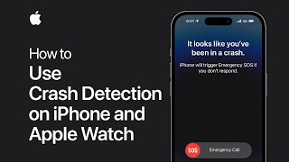 How to use Crash Detection on iPhone and Apple Watch | Apple Support