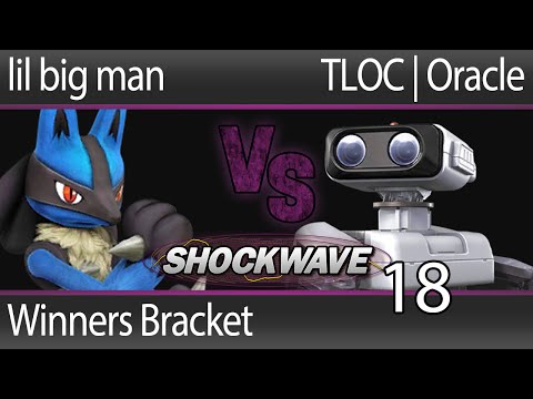 SW18 Smash 4 - lil big man (Lucario) vs TLOC Oracle (ROB, Mario) - Winners Bracket