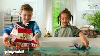 Playmobil | New | Pirates | Pirate Ship | Sea Monsters | Kids Video | 2024