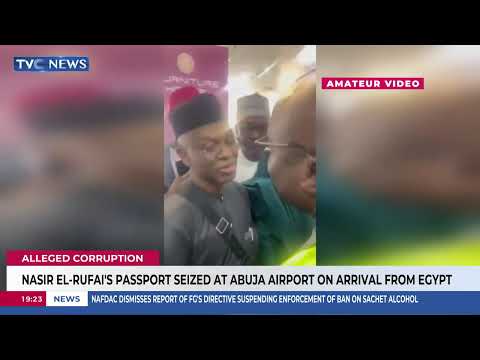 Nasir El-Rufai's Passport Seized At Abuja Airport On Arrival From Egypt