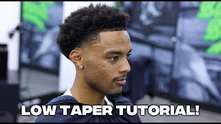 How to do a low taper fade on afro hair. Low Taper Fade Tutorial!