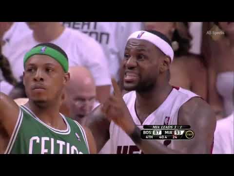 Last 2 Minutes  Miami Heat vs Boston Celtics Game 5 Eastern Conference Semi Finals 2011 #Throwback
