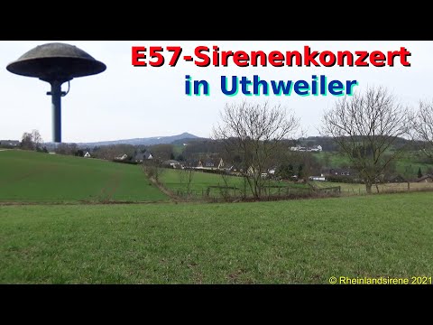 Sirenenalarm am Rande des Siebengebirges | Probealarm E57-Sirenen | Sirenenprobe Königswinter
