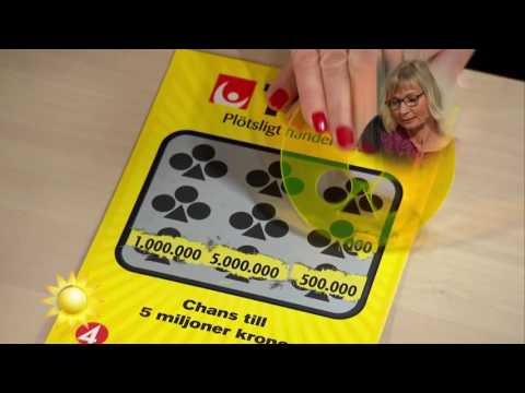 Trissvinnaren: "Oj oj oj nu blir jag nervös!!" - Nyhetsmorgon (TV4)