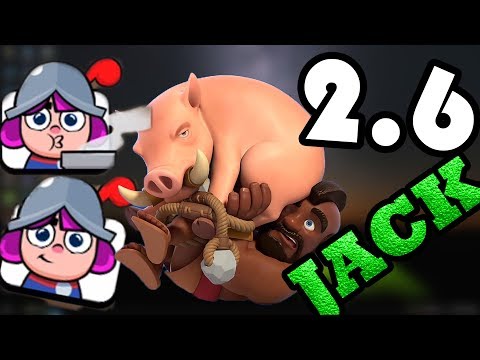 JACK HOG 2.6 cycle 5800+ Gameplays | NEW EMOTE Clash Royale