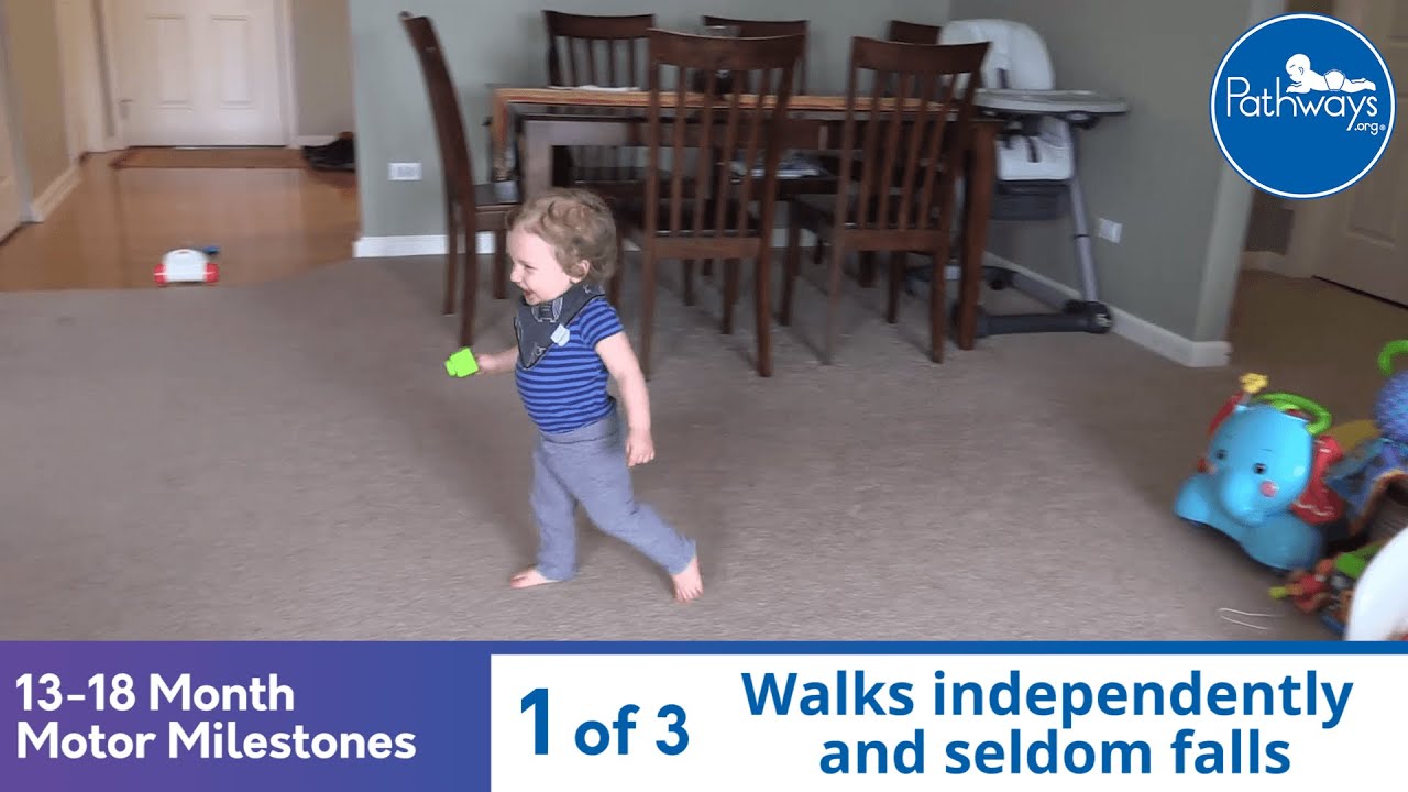Trẻ 13 - 18 tháng: Mốc Phát triển Vận động