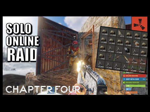 I Online Raided The Richest Farmers | Rust Solo Survival | Chapter Four