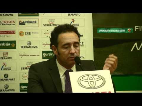 Franjiverdes.com - Elche CF - Betis - Rueda de Prensa Post Partido - José Bordalás.