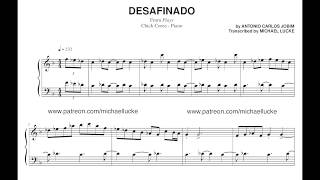 Chick Corea - Desafinado (Solo Piano) - Transcription