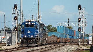 3 Florida East Coast Trains in LESS THAN 45 Minutes!