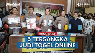 Barang Bukti Judi Togel Online yang Disita di Sidrap, Ada Baliho Daftar Nomor Na