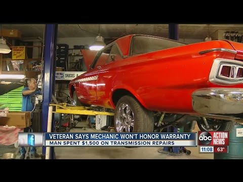 Veteran with cancer says mechanic ripped him off