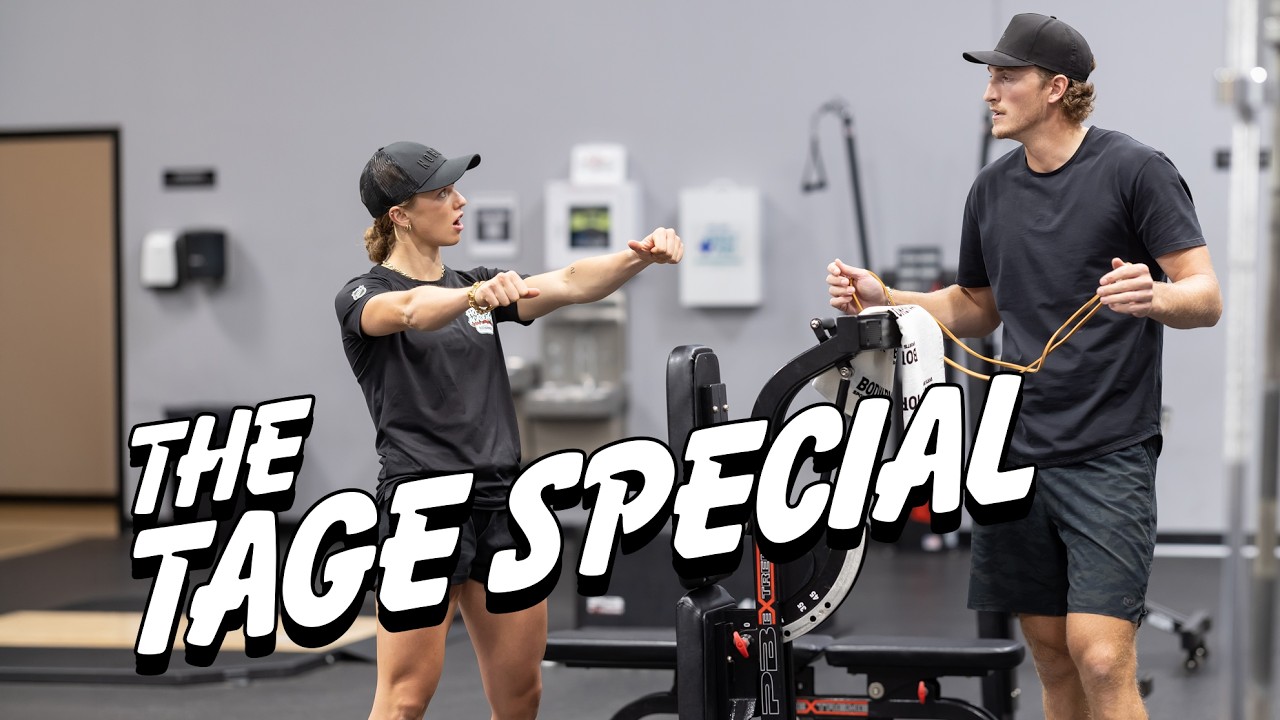 Tage Thompson Teaches Caroline Harvey His Offseason Workout Routine