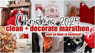 ULTIMATE Christmas Clean + Decorate With Me 🎄✨ Full Holiday Homemaking Marathon