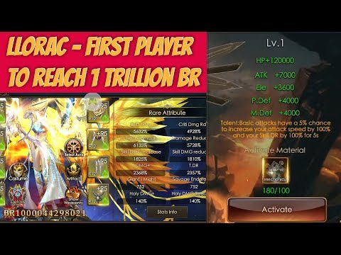 Llorac - First Player To Reach 1 Trillion BR - Legacy Of DIscord