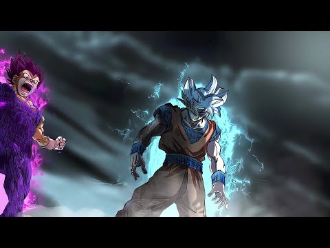 MUI Goku and Ultra Ego Vegeta VS Gas - DBS Manga Animation