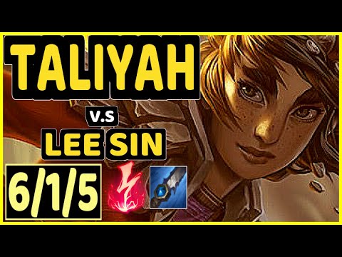 DARDOCH (TALIYAH) vs LEE SIN - 6/1/5 KDA JUNGLE CHALLENGER GAMEPLAY - NA