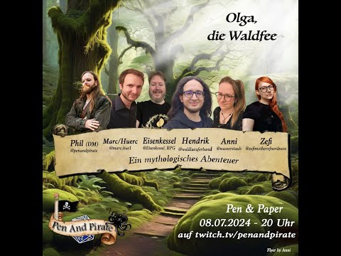 Olga, die Waldfee - Pen&Paper 1/2 @huerc Anni, @waldlaeuferband Eisenkessel_rpg