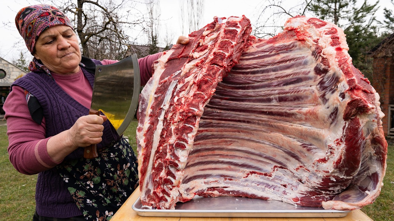 Farm Style Cooking – Beef Ribs and Classic  Borscht 🌿