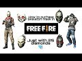 How to get/Purchase Free skeleton mask in Garena Free Fire with only 25 gems.