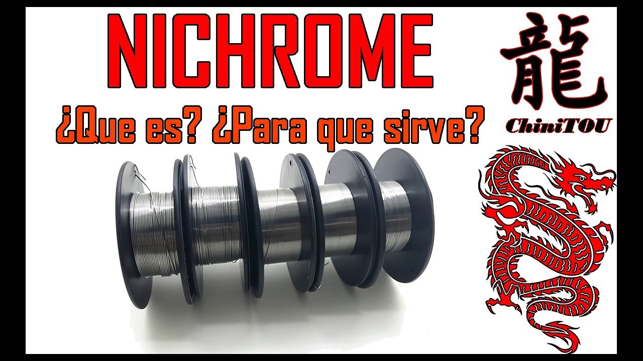 Hilo de nichrome (Nicrom) Gauge 32 de Aliexpress