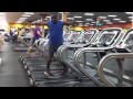 Man dancing on treadmill 
