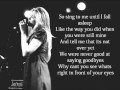 Till I fall asleep - Jayme Dee (Lyrics) 