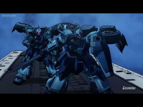 Gundam Thunderbolt  Bandit Flower Carrier Battle