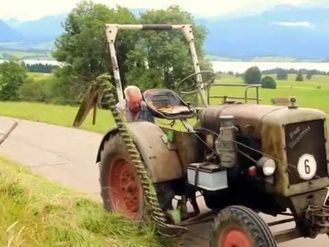 Gras mähen mit Fendt F 22