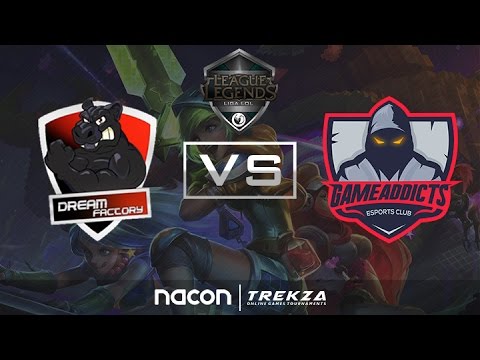 GAME ADDICTS vs DREAM FACTORY - #LigaLoL - Mapa 2 - Jornada 3 - T1