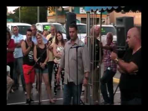 Juan Antonio Díaz y Luis Quintana. Tema: La bandera .EE UU.