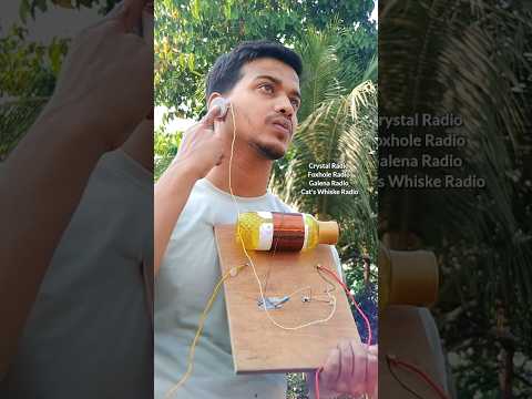 Cristal Radio.... Foxhole. Home made #diy                                              #diyprojects