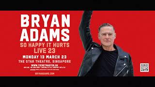 Bryan Adams: So Happy It Hurts 2023 - Singapore
