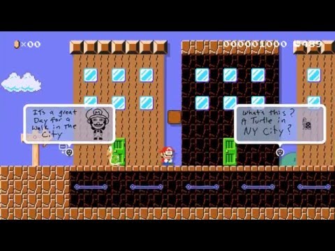 From NY to The Mushroom Kingdom by Justin - Super Mario Maker - No Commentary 1AD