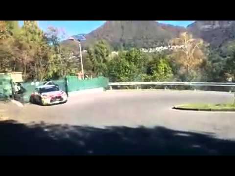 Felice re crash!!! Che peccato!! Rally como 2014 ps alpe grande!!