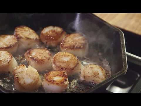 Pan Fried Scallops - FINEX 8" Cast Iron Skillet