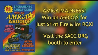 AMIGA MADNESS! Win an A600GS for Just $1 at Fire & Ice RGX!