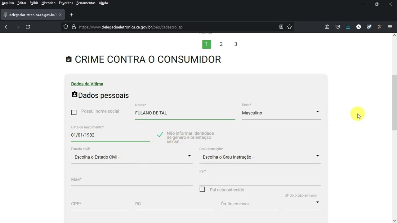 Tutorial   Como fazer Boletim de Ocorrência eletrônico