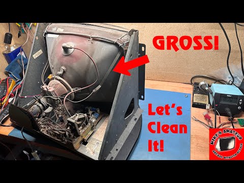 19" G07-CBO Arcade Monitor Repair - Complete, Total Rebuild...In Real Time! Untouched In 42 Years!