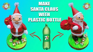 Make Santa Claus with Plastic Bottle
