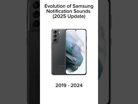 Evolution of Samsung Notification Sounds (2025 Update) #samsung #samsunggalaxy #notificationsound