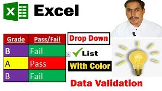 Excel Drop Down list with Color | Create a dropdown list with Different Color | Excel Tutorials