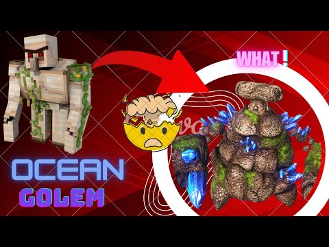 Insane Minecraft Hack: Summoning Ocean Golem! 🌊🔥