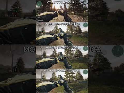 Delta Force Mobile Graphics Comparison Pc vs Mobile Trench Lines #deltaforce #warzonemobilemobile