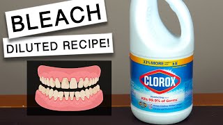 SAFELY Use DILUTED BLEACH As MOUTHWASH! - Diluted Bleach Mouthwash Recipe