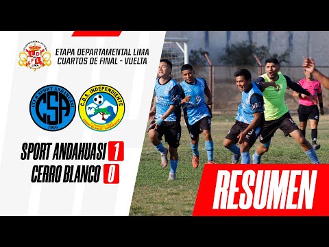 SPORT ANDAHUASI DEJÓ EN EL CAMINO A LOS HUARANGUITOS Y ESTÁ EN SEMIFINALES | RESUMEN