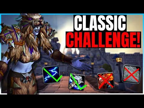 THE CLASSIC ONLY CHALLENGE! Enhance Shaman 9.2.7 PvP - WoW Shadowlands
