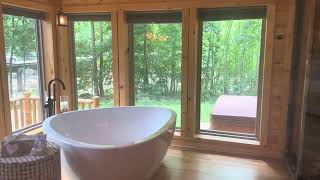 Harman's Riverside SPA-LUX Log Cabin #8 in the West Virginia Mountains