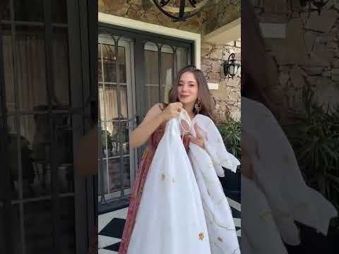 White Elegant Faux Georgette Anarkali Gown Set with 4-Meter Flair, Soft Georgette Dupatta & Plazo Bottom – Fully Stitched Party Wear Set for Women