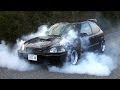 K20 Type R Hatch 2nd Gear Burnout